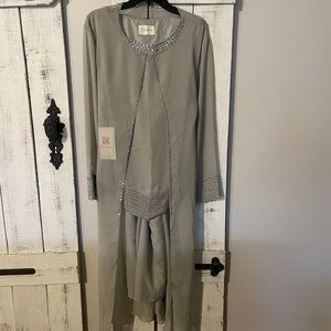 Cicinia 3-pc. Formal Pants Suit Size 20W-Gray  (NWT)  ZJCN103896US    CMOB002